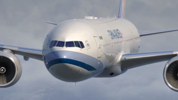 Un boeing 777 rompió récord llegando a mach 1