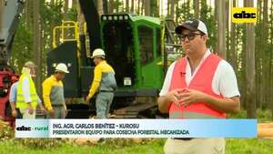 Video: demostración dinámica de máquina cosechadora forestal en Volendam - ABC Rural - ABC Color