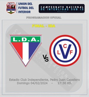UFI programó juego de ida de la primera final del primer Interligas Sub 13 - Radio Imperio 106.7 FM