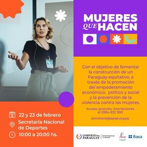 Expo Foro "Mujeres Que Hacen": Celebrando el empoderamiento femenino en Paraguay - .::Agencia IP::.