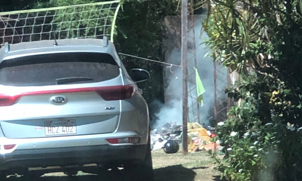 Quema de basura incomoda a vecinos del barrio San Juan