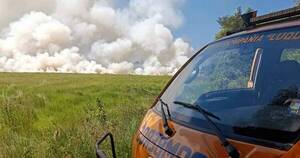 La Nación / Reportan incendios forestales de grandes proporciones en San Bernardino y Nueva Italia