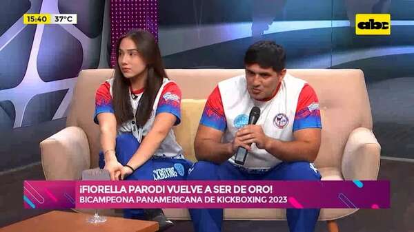 ¡Fiorella Parodi vuelve a ser de oro!: bicampeona panamericana de Kickboxing 2023 - Ensiestados - ABC Color