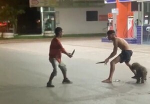 (VIDEO) Cuchilleros generaron pavor en Mariano Roque Alonso