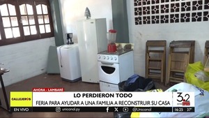 Invitan a feria solidaria para ayudar a una familia a reconstruir su casa - trece