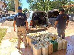 Exitoso operativo conjunto contra el contrabando de carburantes en Itapúa
