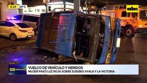 Video: Vuelco de vehículo y heridos  - ABC Noticias - ABC Color