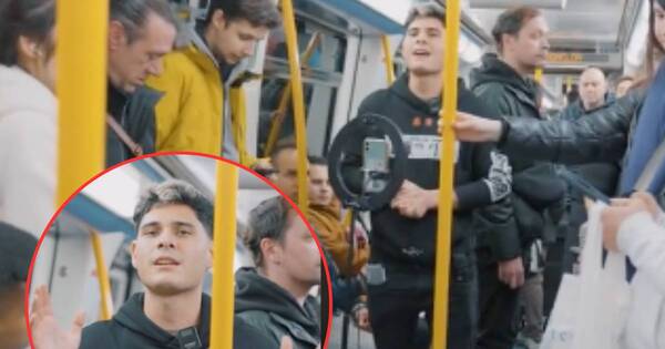 La Nación / Viral: paraguayo conquista con su voz los metros de Madrid