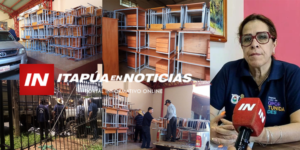 GOBIERNO DEPARTAMENTAL ENTREGA MOBILIARIOS A INSTITUCIONES EDUCATIVAS - Itapúa Noticias