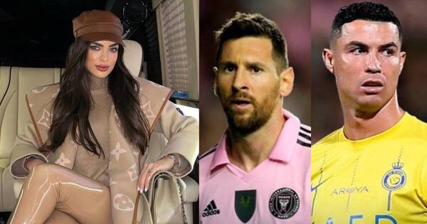 La Nación / ¿Nadia Ferreira viajó a Arabia para ver jugar a Messi contra Cristiano Ronaldo?