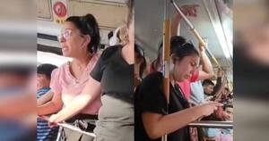 Diario HOY | Le pidió que vaya “más hacia el fondo”, pero bus iba repleto: pasajera increpa a chofer