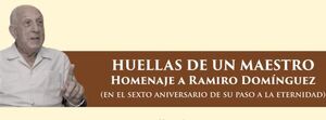 PRESENTAN LIBRO HOMENAJE A RAMIRO DOMINGUEZ