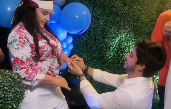 ¡Ja'uta la sopa! Presionado por el cuñado, "Richi" se comprometió con Zuny