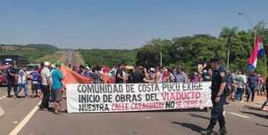 Pobladores de Caacupé exigen viaducto peatonal sobre ruta PY02 - Nacionales - ABC Color
