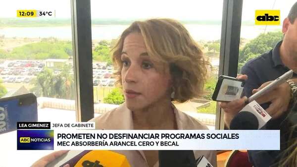Video: Prometen no desfinanciar programas sociales - ABC Noticias - ABC Color