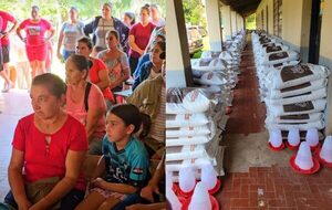 Gobernación entregó pollitos, bebederos y comederos a 62 familias de San José de los Arroyos - Noticiero Paraguay