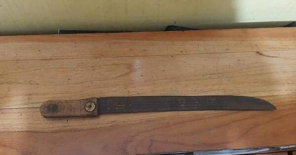 La Nación / Joven amenazó con machete a su madre y fue reducido por su hermano