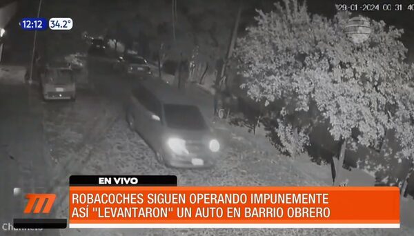 Así robaron un vehículo con total tranquilidad | Telefuturo