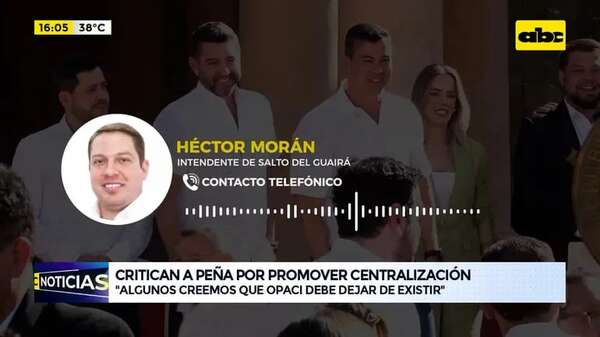 Video: critican a Santiago Peña por promover centralización - ABC Noticias - ABC Color