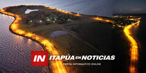 CON NUEVA ILUMINACIÓN SE DESTACA BELLEZA NOCTURNA EN CARMEN DEL PARANÁ - Itapúa Noticias