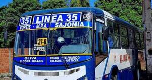 Diario HOY | Línea 35 opera desde hoy entre Asunción y Roque Alonso