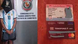 Joven tras las rejas luego de sup. hurtar la tarjeta de Tekoporã de su vecina
