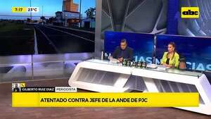 Video: Atentado contra jefe de la ANDE en PJC  - ABC Noticias - ABC Color