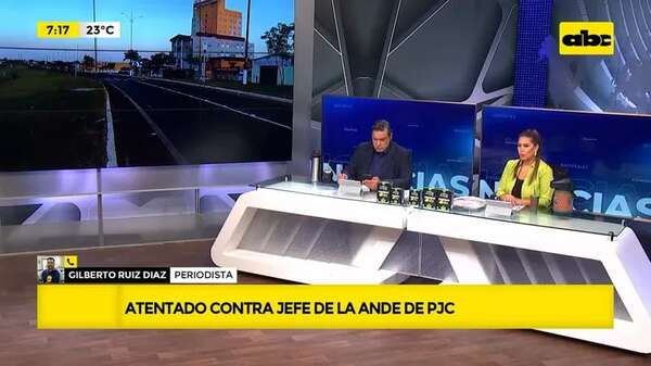 Video: Atentado contra jefe de la ANDE en PJC - ABC Noticias - ABC Color