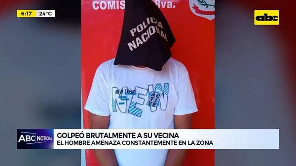 Video: Golpeó brutalmente a su vecina - ABC Noticias - ABC Color