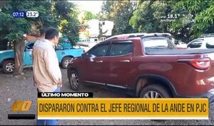 Atentaron contra el jefe regional de la Ande en PJC | Telefuturo