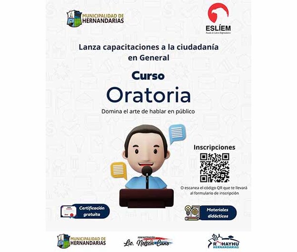 Comuna de Hernandarias promueve curso de Oratoria para la ciudadanía en general | DIARIO PRIMERA PLANA