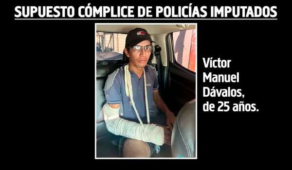 Imputan a supuesto cómplice de policías en caso de doble extorsión a un conductor - Policiales - ABC Color