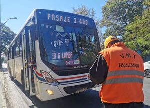 Viceministerio de Transporte multa a 36 buses