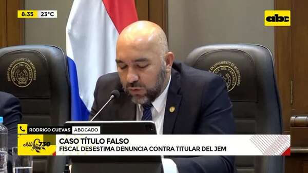 Video: Fiscal desestima denuncia contra Arévalo - ABC Noticias - ABC Color