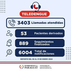 Seguimiento a distancia: más de 18.000 llamadas realizadas por Teledengue - El Trueno