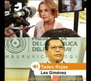 Tadeo Rojas y Lea Giménez se contradicen sobre plan "Hambre Cero" - Paraguay.com