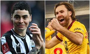 Versus / Ben Brereton iguala un récord de Miguel Almirón en la Premier League