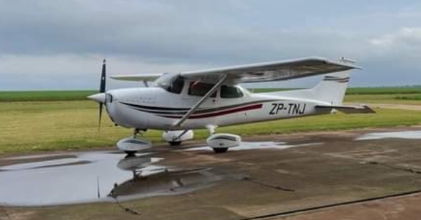 Reportan robo de avioneta en estancia de San Alberto