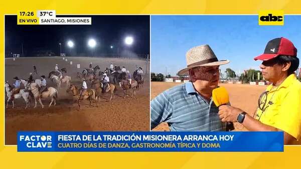 Video: Fiesta de la tradición misionera arranca hoy - Factor Clave - ABC Color