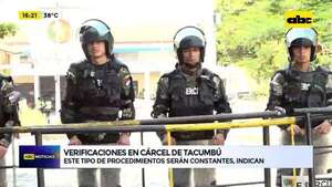 Video: verificaciones en cárcel de Tacumbú - ABC Noticias - ABC Color