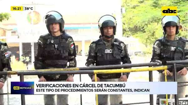 Video: verificaciones en cárcel de Tacumbú - ABC Noticias - ABC Color