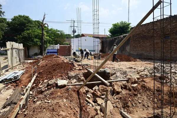 Inicio de clases: recién inician construcción de nuevas aulas en escuela de Lambaré - Nacionales - ABC Color