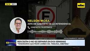 Estacionamiento tarifado: rescisión o no, se definirá en dos semanas - ABC Noticias - ABC Color