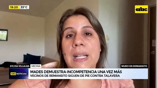 Muro en Remansito: Mades demuestra incompetencia una vez más - ABC Noticias - ABC Color