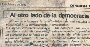 La Nación / Decíamos entonces, hace 35 años