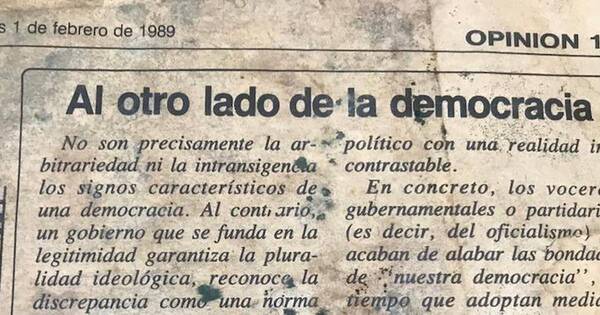 La Nación / Decíamos entonces, hace 35 años