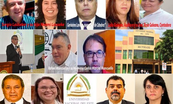 Festín de nepotismo y repartija de cargos y cátedras es apenas la punta de una cadena de corrupción en la UNE – Diario TNPRESS