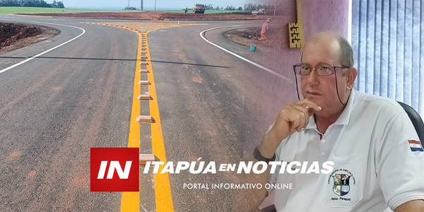 CONTINÚAN OBRAS ASFÁLTICAS EN EL DISTRITO DE CARLOS ANTONIO LÓPEZ - Itapúa Noticias