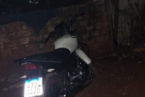 Recuperan motociclista robada