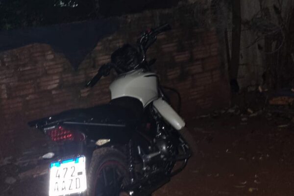 Recuperan motociclista robada